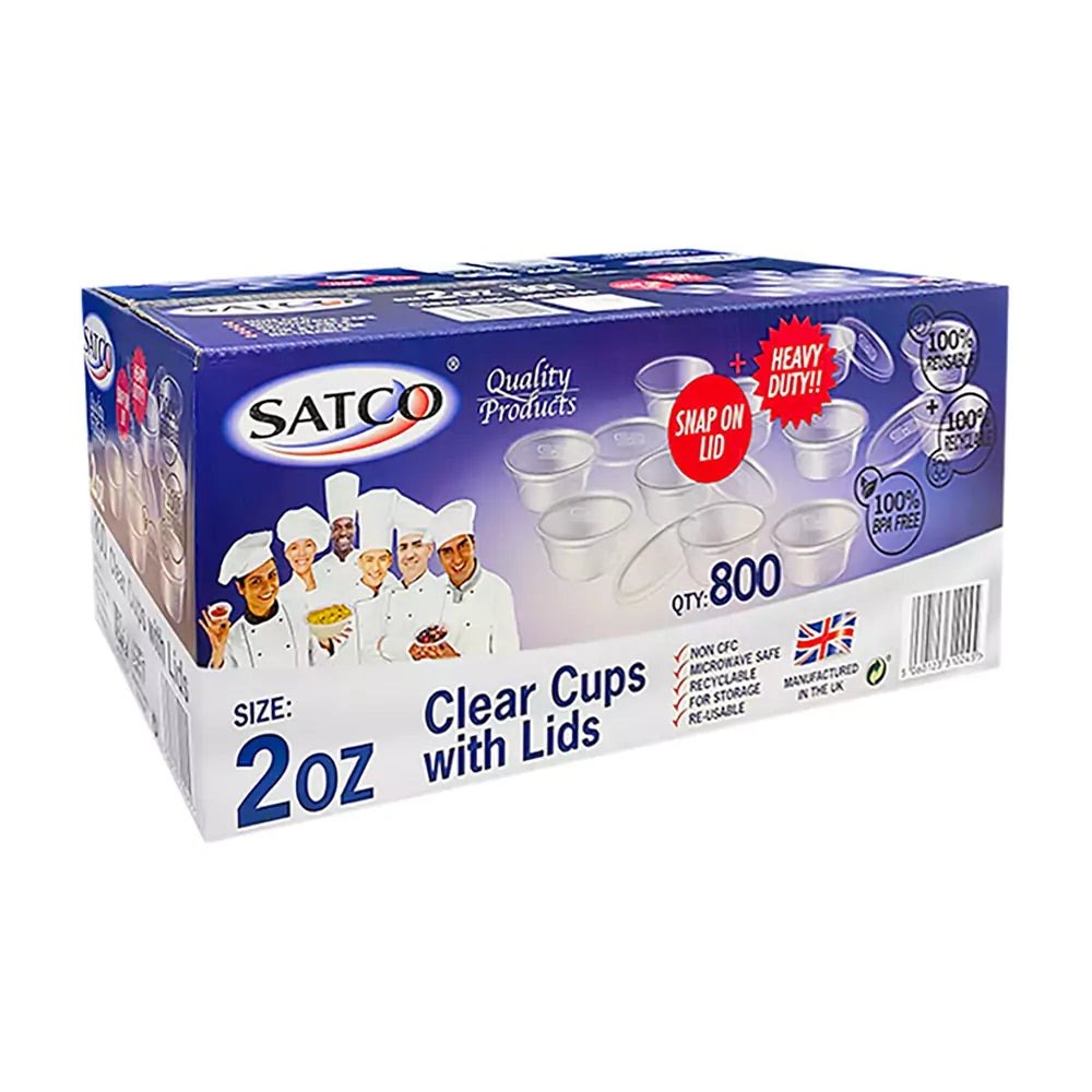 Satco 2oz Cups & Lids
